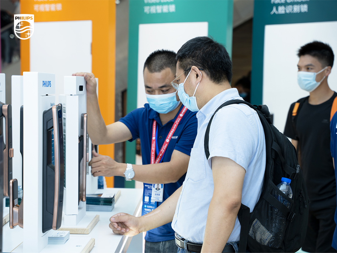飞利浦智能锁携新品亮相建博会 飞利浦智能锁携新品亮相建博会
