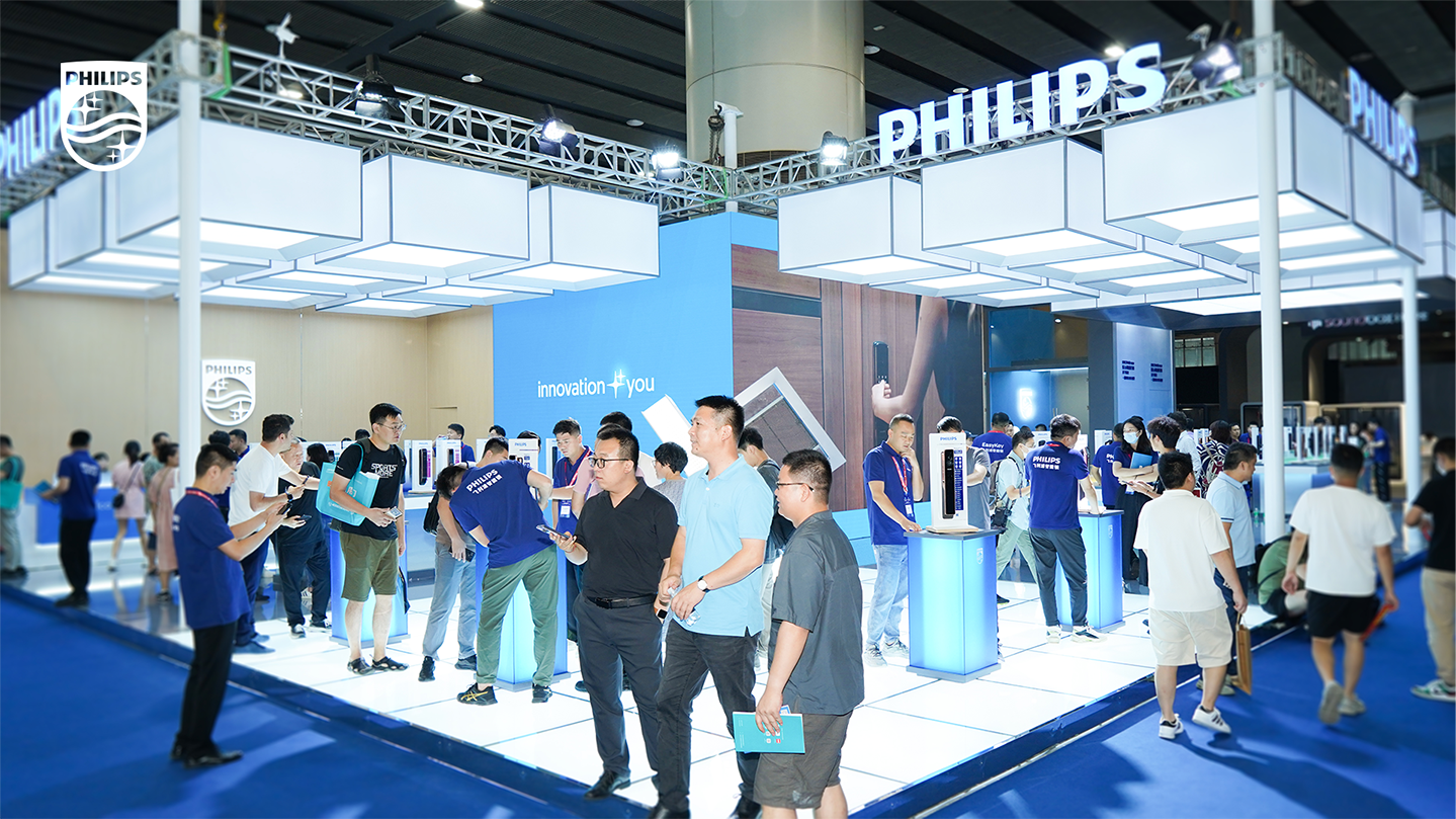 飞利浦智能锁惊艳出圈广州建博会，掌静脉新品首秀即C位