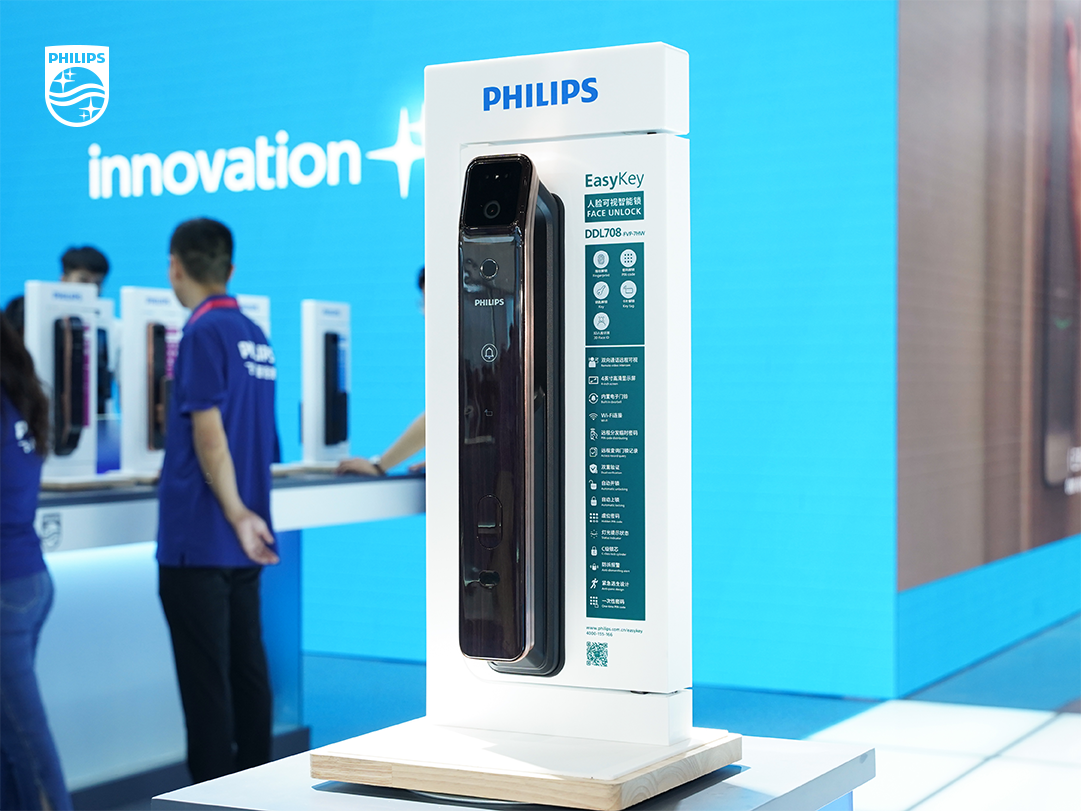 飞利浦智能锁惊艳出圈广州建博会，掌静脉新品首秀即C位