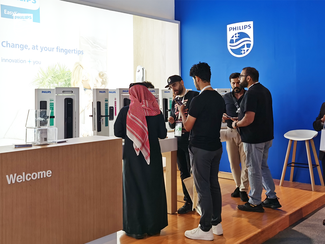 飞利浦智能锁亮相2024沙特五大行业展 飞利浦智能锁亮相2024沙特五大行业展